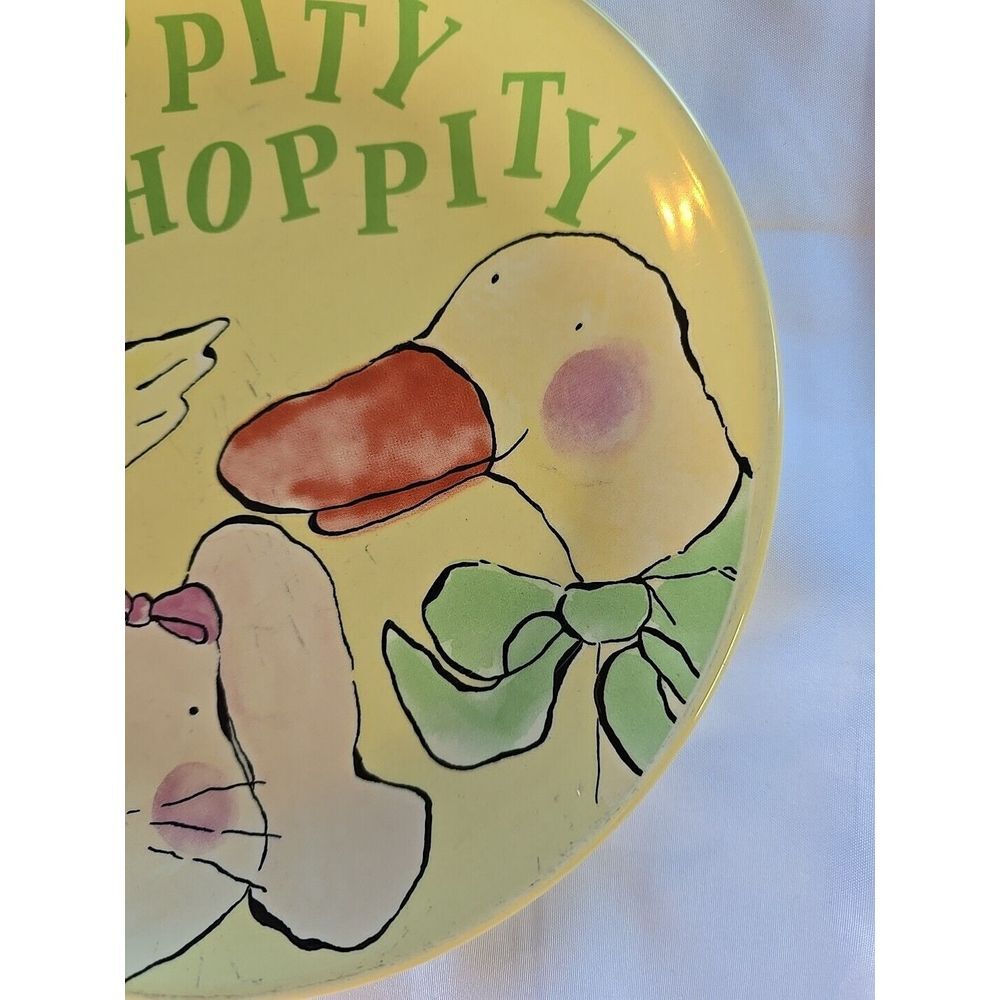 Vintageg Rosanna Chick Bunny And Duck ‎ 8 Inch Plate  In Perfect Condition - Picture 6 of 7